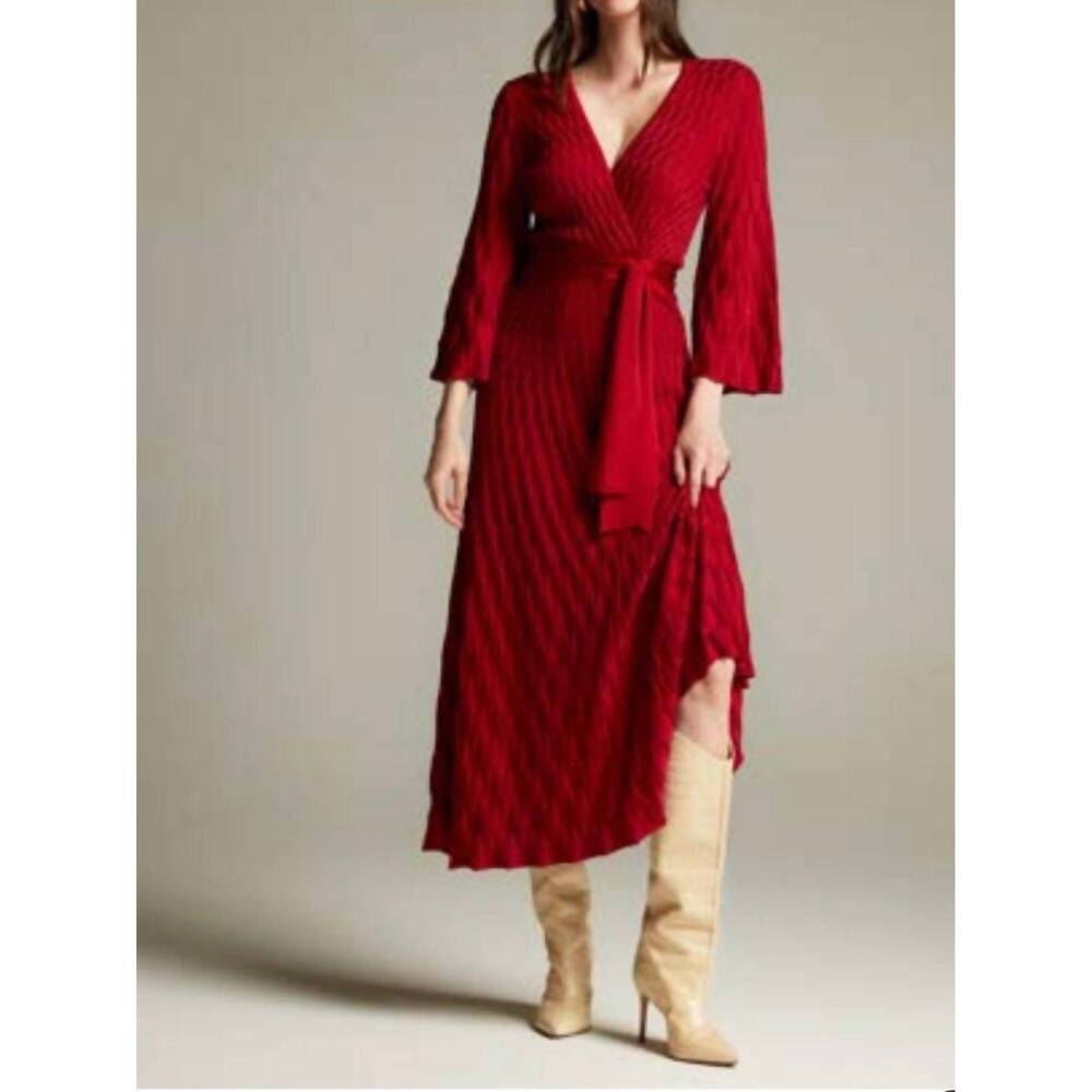 NEW MARIA PAVAN quebec dress in red